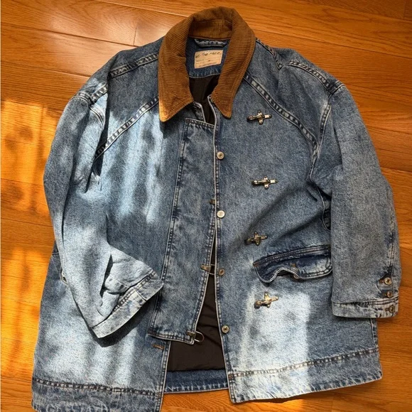Free People Denim Barn Coat - Picture 6 of 6